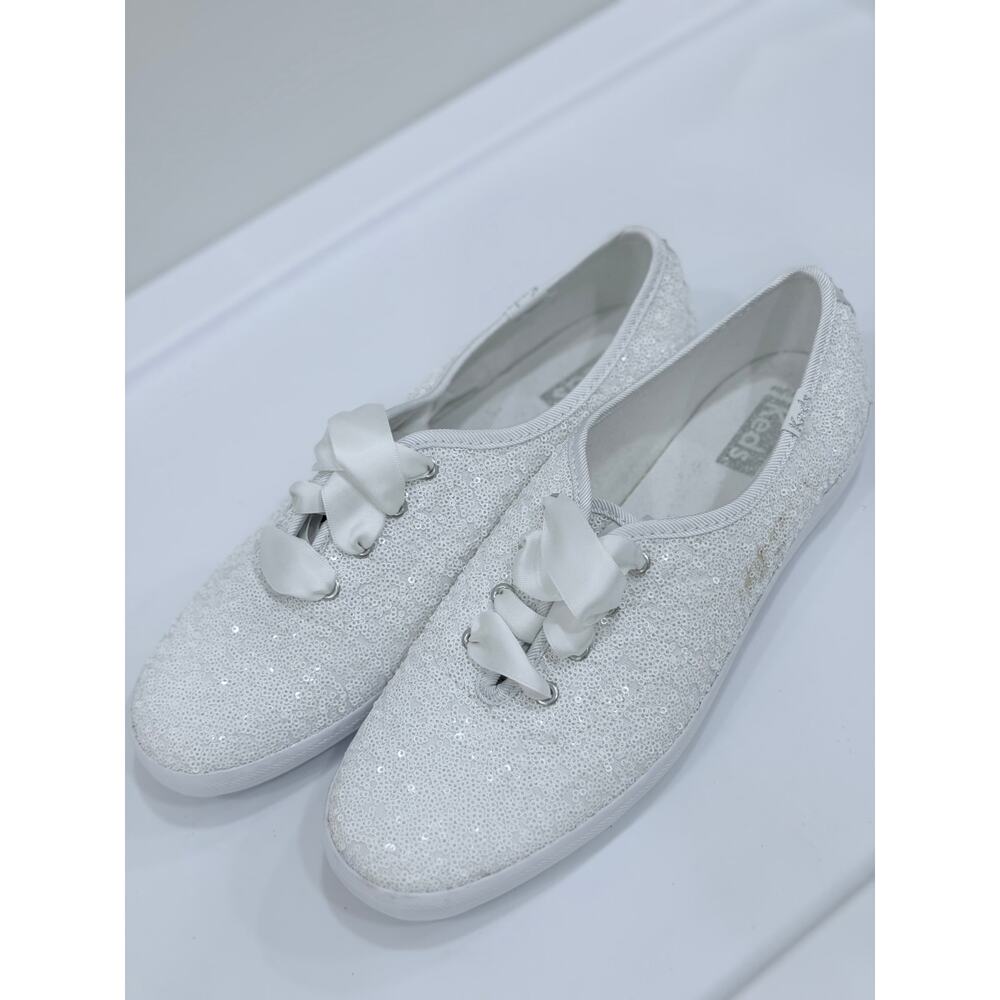 Kate Spade New York Sparking White Shoes 7
